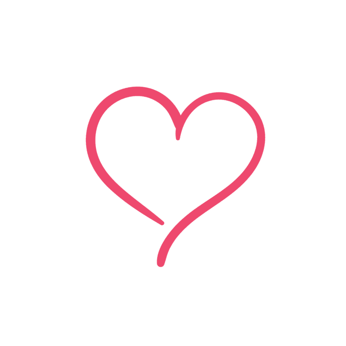 Heart Outline PNGs for Free Download