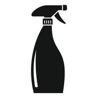 Clean spray bottle icon, simple style vector