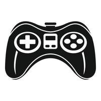 Gamepad icon, simple style vector