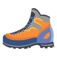 Boot icon, flat style vector