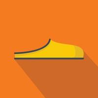 Slippers icon vector flat