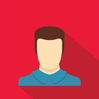 Male avatar icon vector flat