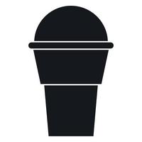 Ice Cream icon, simple style vector