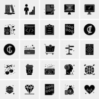 25 Universal Business Icons Vector Creative Icon Illustration to use in web and Mobile Related project