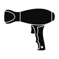 icono de secador de pelo de mujer, estilo simple vector