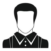 Man avatar icon vector simple