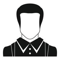 Man avatar icon vector simple