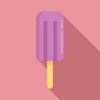 Freeze popsicle icon, flat style vector