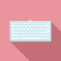 Smart keyboard icon, flat style vector