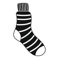 Man sock icon, simple style vector