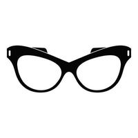 Man spectacles icon, simple style. vector