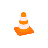 Traffic cones. Barrier cones divide the protective zone. png