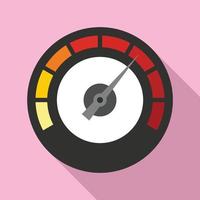 Dashboard icon, flat style vector