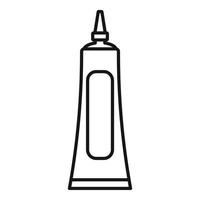 Glue tube icon, outline style vector