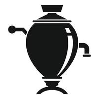 icono de cocina de té, estilo simple vector