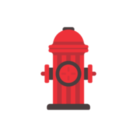 Fire hose icon. Red water pipes are used to extinguish fires. png