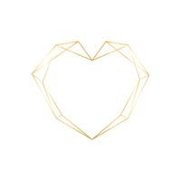 golden geometric frame Double golden lines that look luxurious. for decorating wedding cards png