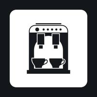 Coffee maker icon, simple style vector