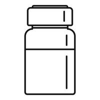 Liquid injection icon, outline style vector