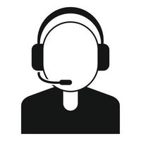 Free delivery call center icon, simple style vector