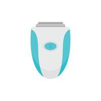 Woman electric razor icon, flat style vector