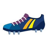 soccer shoe sport equipment vector