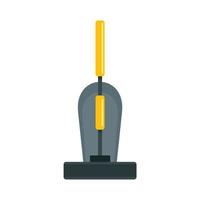 Old hand vacuum cleaner icon, flat style vector