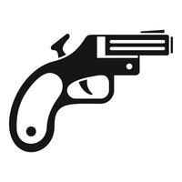 Flare gun icon, simple style vector