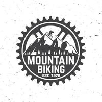 conjunto de clubes de ciclismo de montaña. ilustración vectorial vector