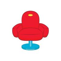 Chair icon, cartoon style vector