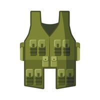 Vest icon, cartoon style vector