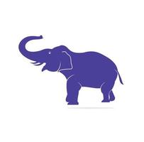 diseño de logotipo de vector de elefante. diseño de logotipo abstracto de elefante creativo.