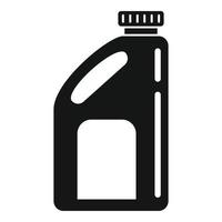 icono de botella desinfectante, estilo simple vector