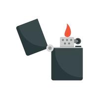 Kerosene lighter icon, flat style vector