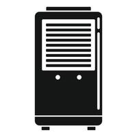 Air conditioner stand icon, simple style vector