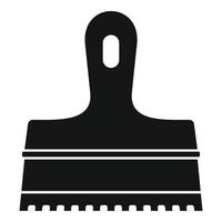 Glue spatula icon, simple style vector