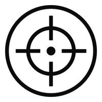 Telescope icon, simple style. vector