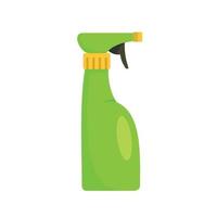 Spray bottle icon, flat style vector