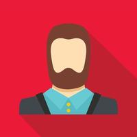 Man avatar icon vector flat