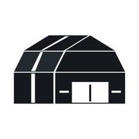 Garage storage icon, simple style vector