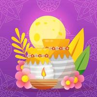 concepto del día de thaipusam vector