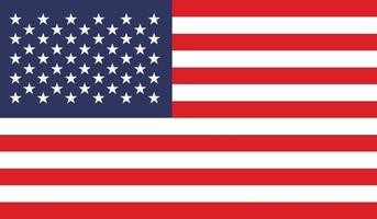 USA flag image vector