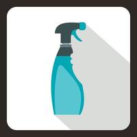 Blue sprayer icon, flat style vector