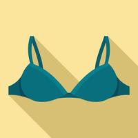 Design bra icon, flat style vector