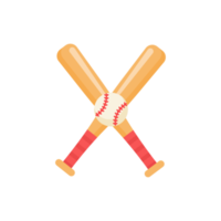 Los bates de béisbol se utilizan para golpear pelotas de béisbol en eventos deportivos. png