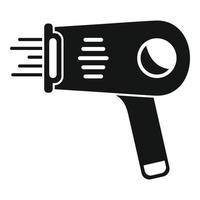 Laser hair removal pistol icon, simple style vector