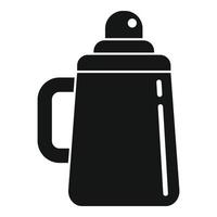 Kid milk bottle icon, simple style vector