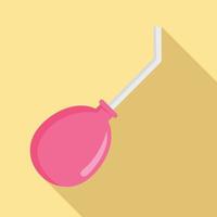 Abortion tool icon, flat style vector