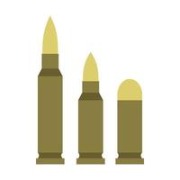 Bullets icon in flat style vector