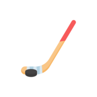 hockey stick and ball Equipment for playing sports on ice. png